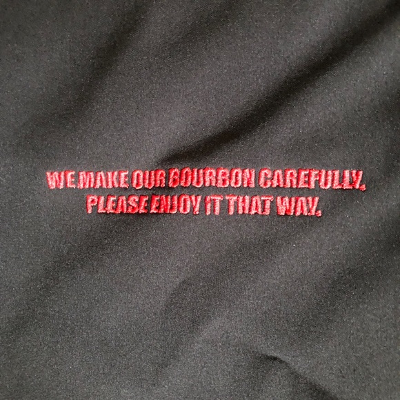 Maker’s Mark Logo Heavyweight Jacket Black/Red XL - Picture 5 of 8